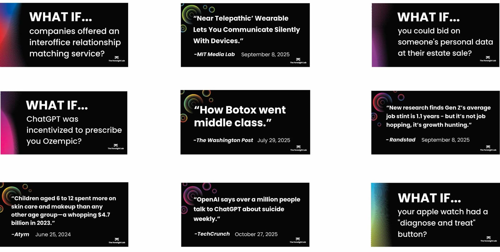 What if… social cards