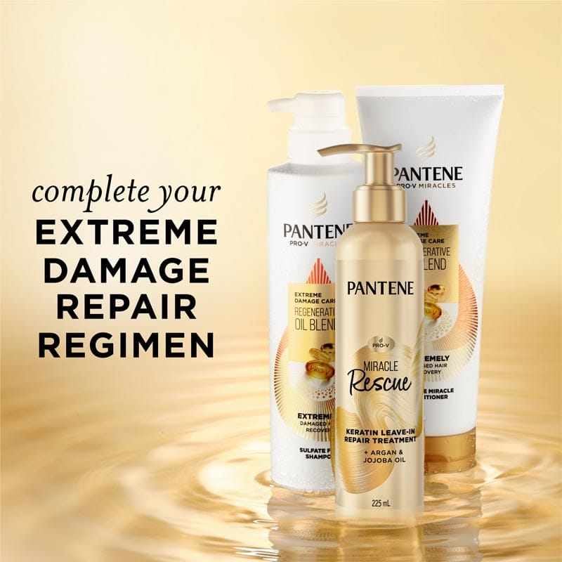 Pantene Keratin product packaging